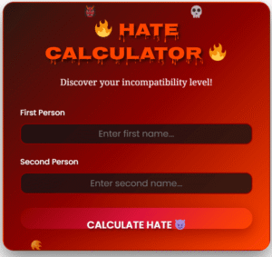 Hate Calculator