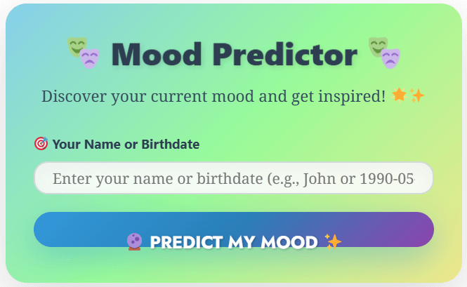 Mood Predictor